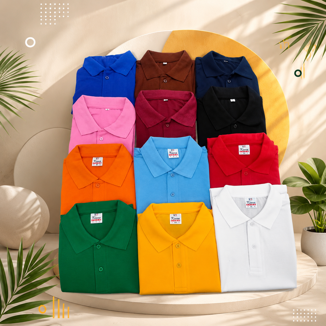 Premium Collar T-Shirts – Blank & Custom Printed