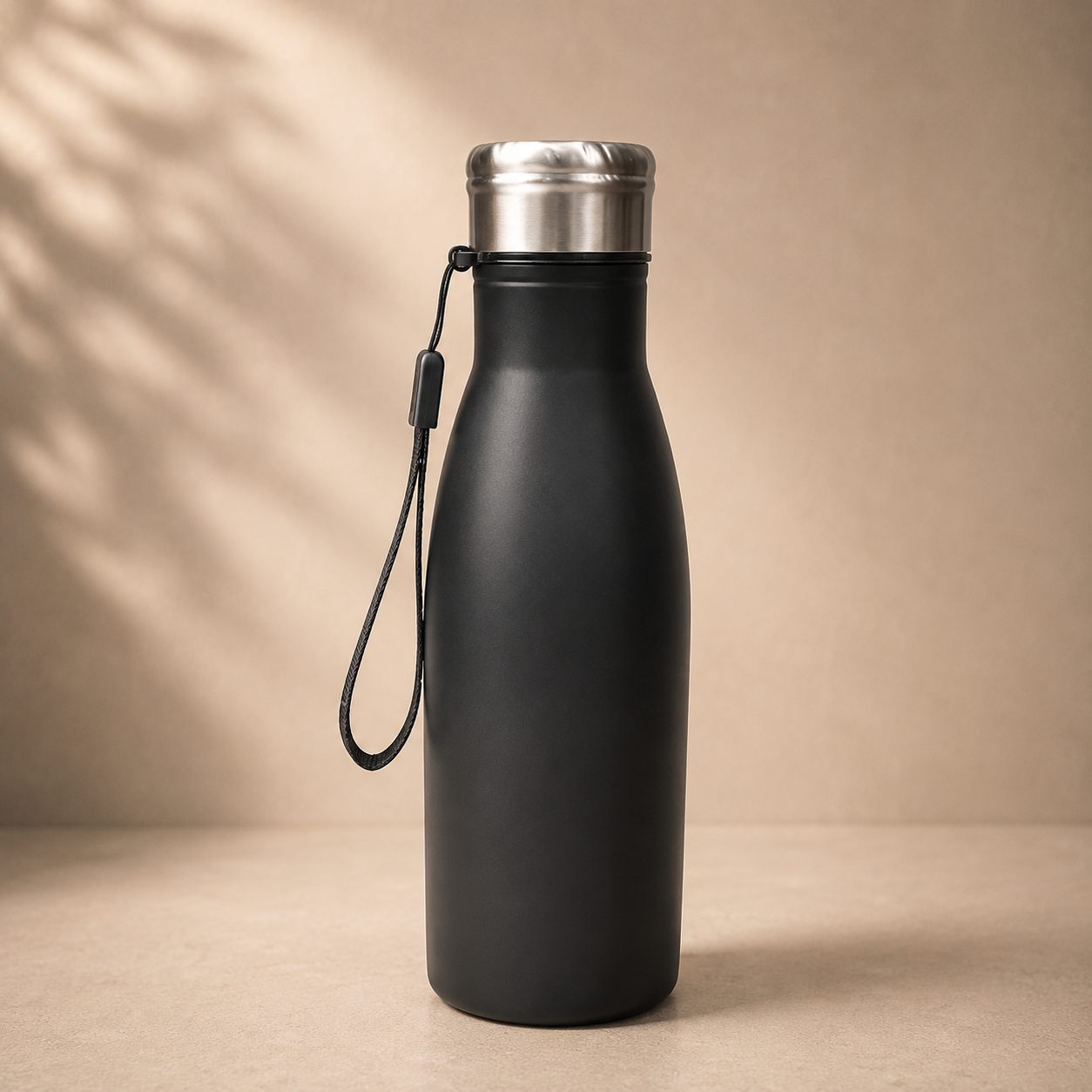 Stainless Steel Rubber Coated Water Bottle