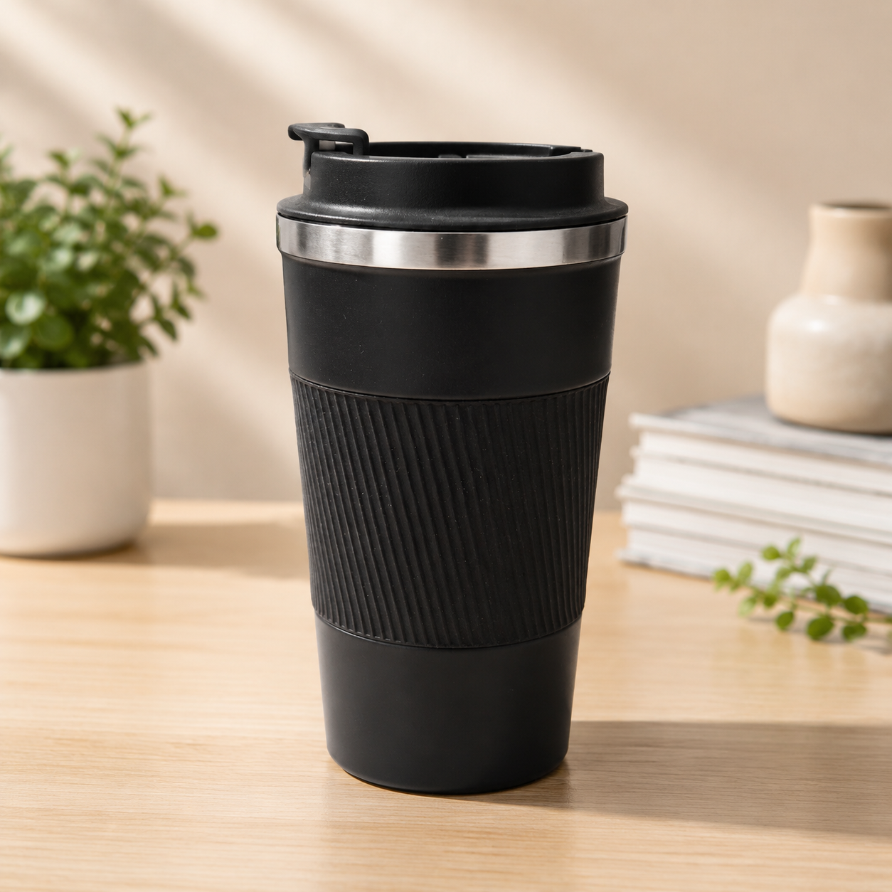 Super Grip Insulated Travel Coffee Tumbler