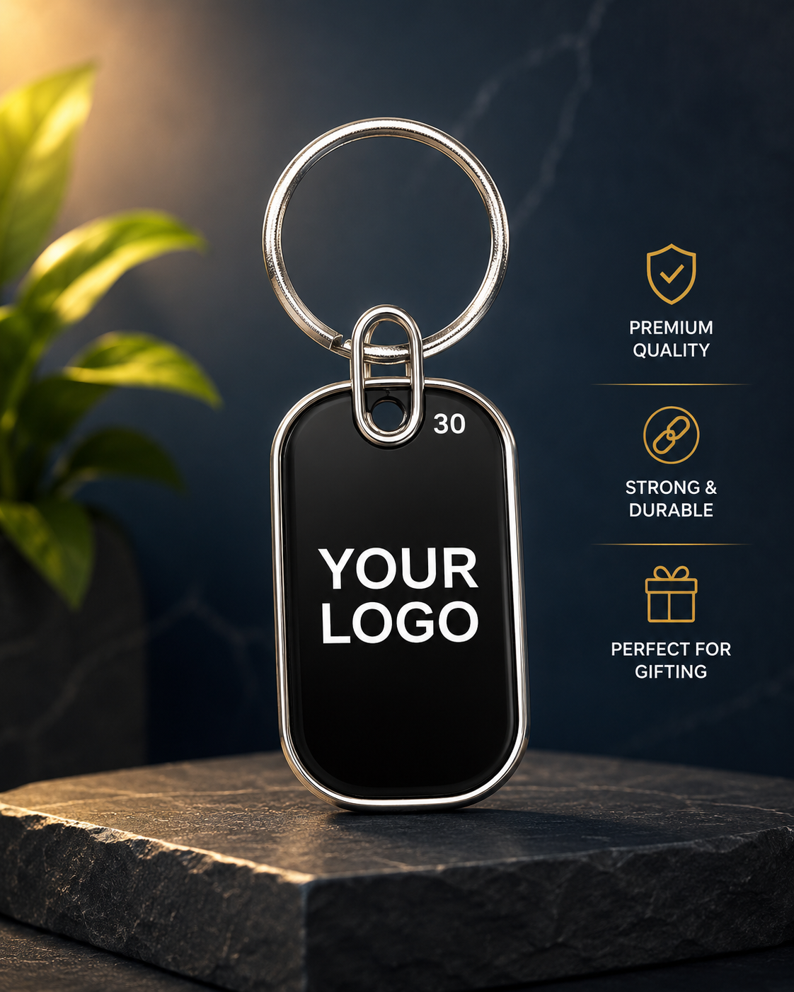 Metal Keychain for Metal Marking Printing