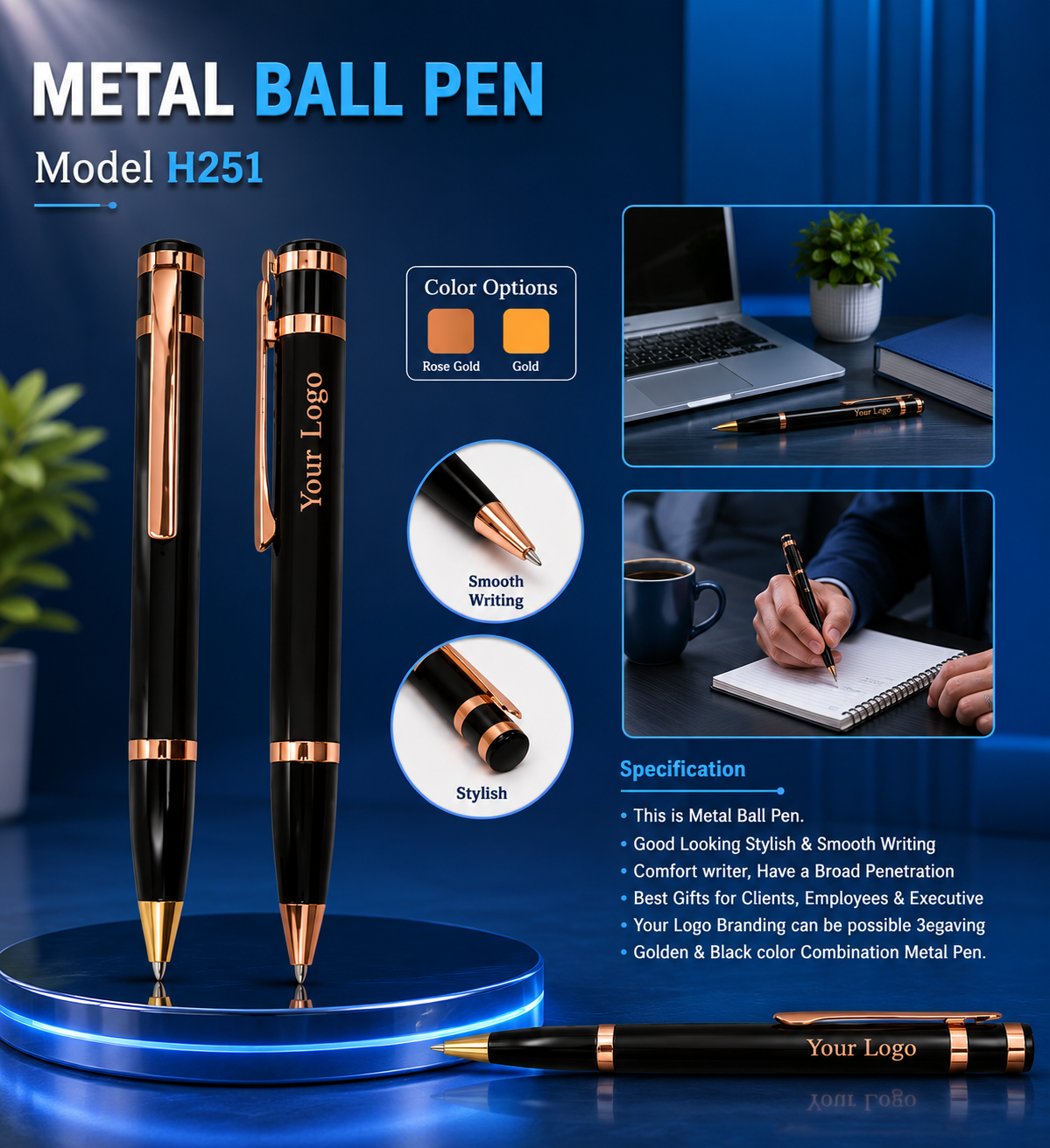 Metal Ball Pen H251