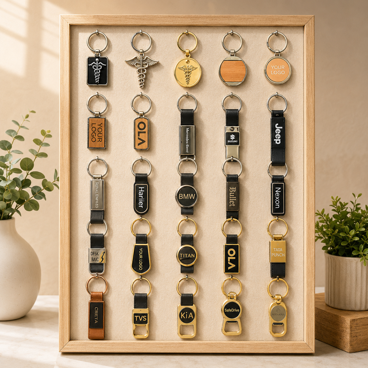 Wooden Keychain
