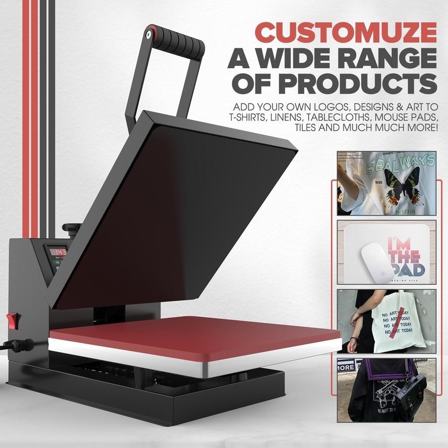 15×15 Flat Heat Press Machine