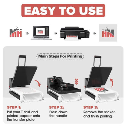 15×15 Flat Heat Press Machine