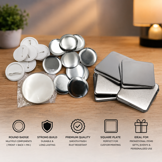 Badge Raw Material (Round Shape, Square Shape, Rectangular Shape)
