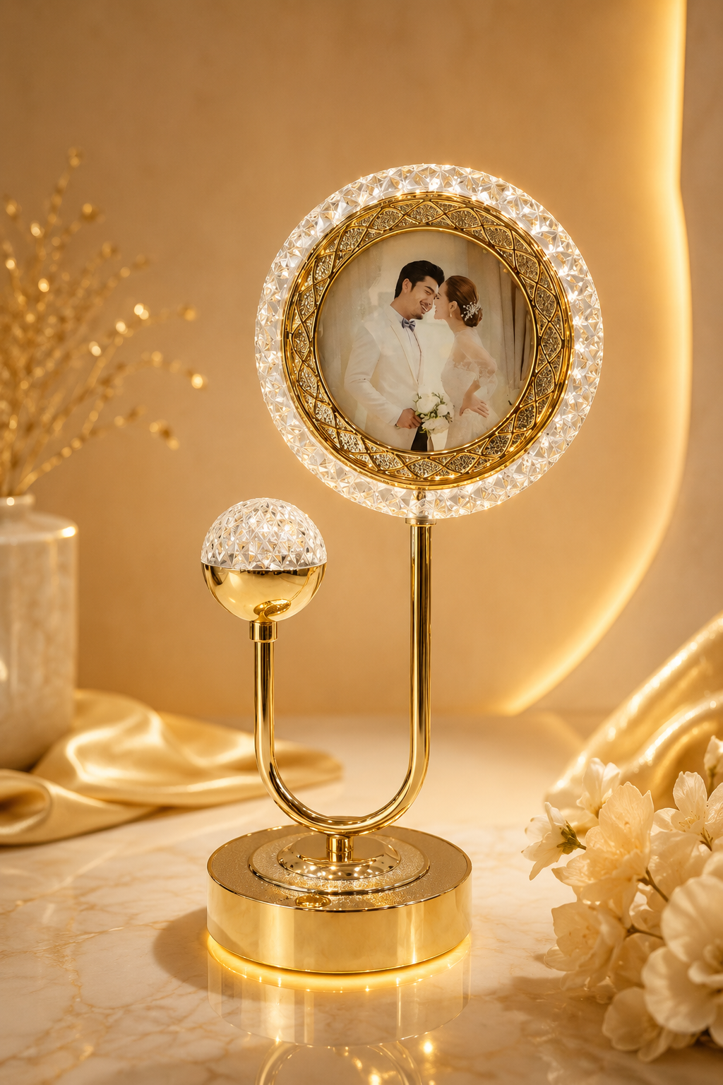 LED Crystal Lamp Round Shape – ME-26