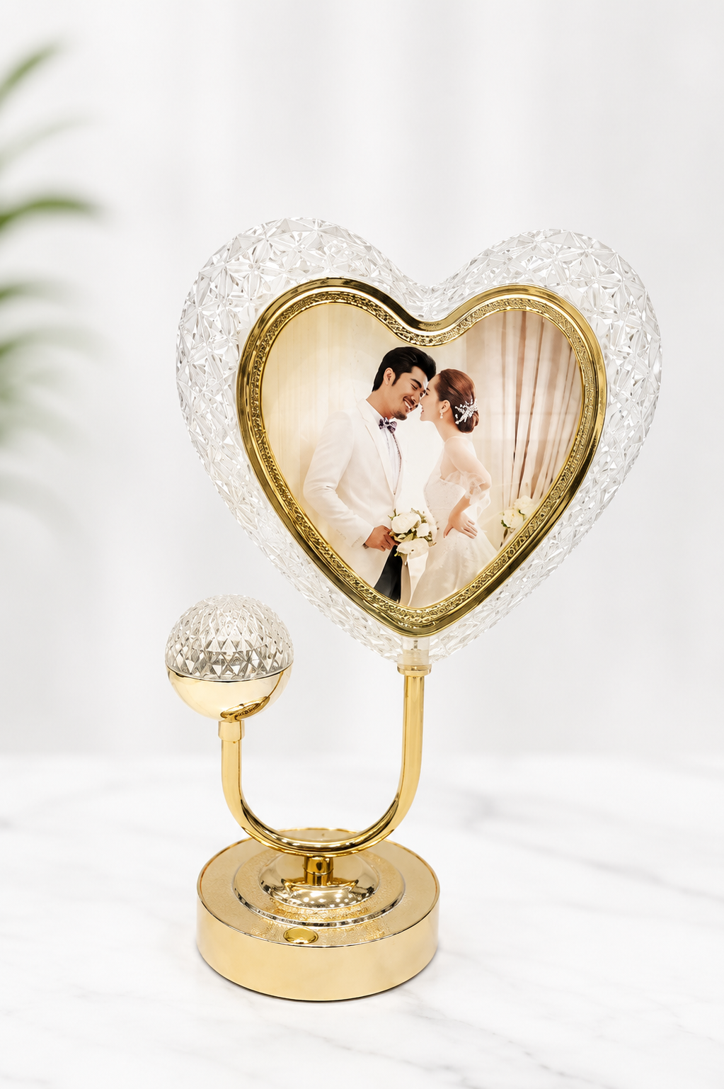 LED Crystal Lamp Heart Shape – ME-27