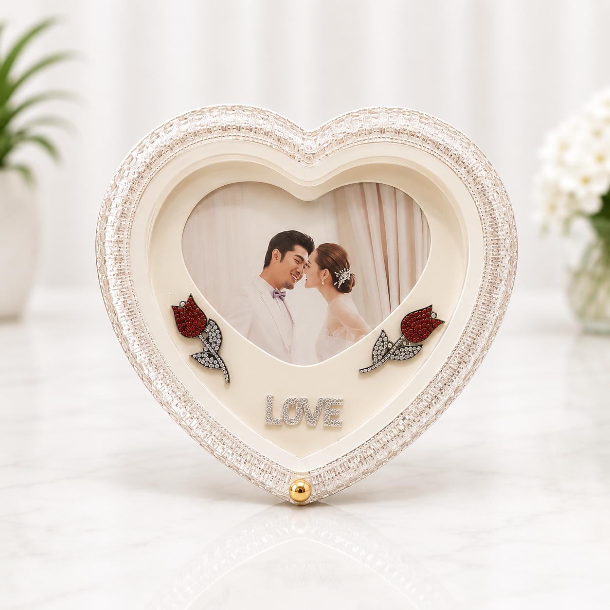 LED Crystal Lamp – Heart Shape - ME-23