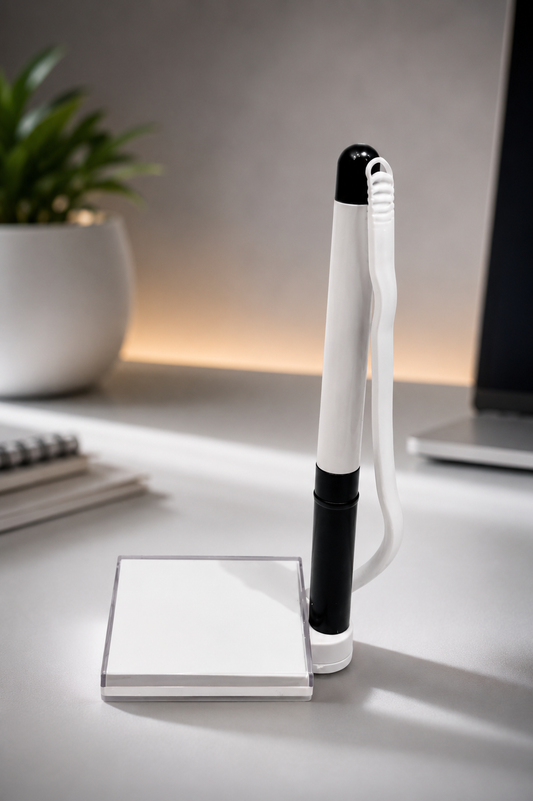 Desk Stick Counter Pen with Base Stand