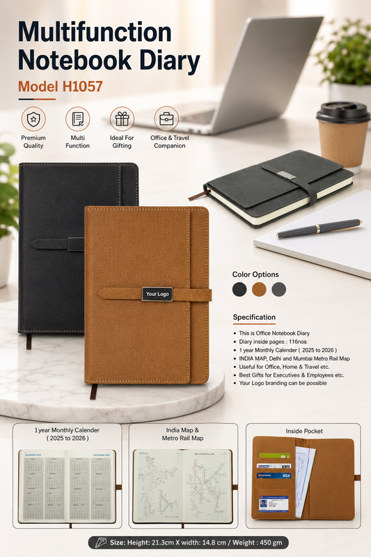 Multifunction Notebook Diary - H1057