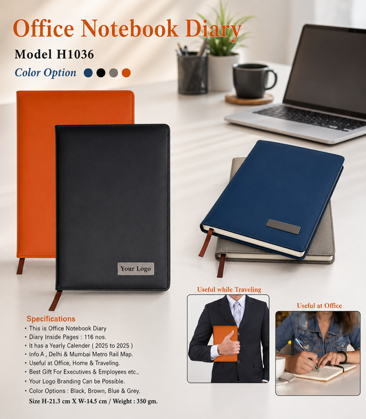 Office Notebook Diary - H1036