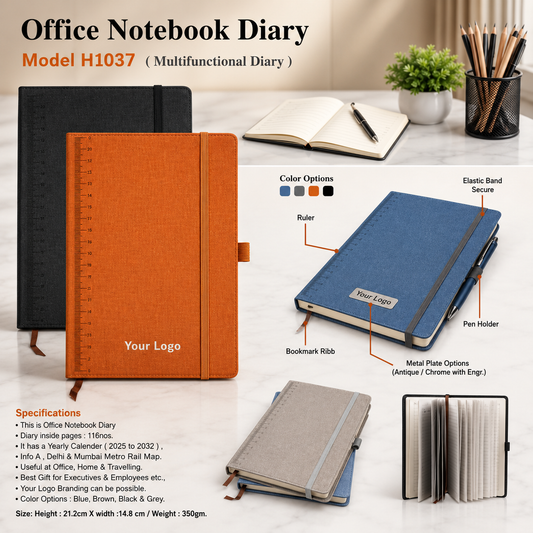 Office Notebook Diary - H1037