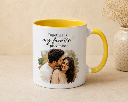 Inner Color Ceramic Coffee Mugs