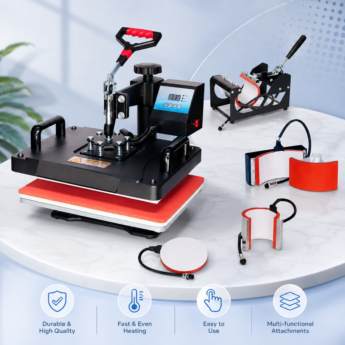 5 in 1 Combo Heat Press Machine
