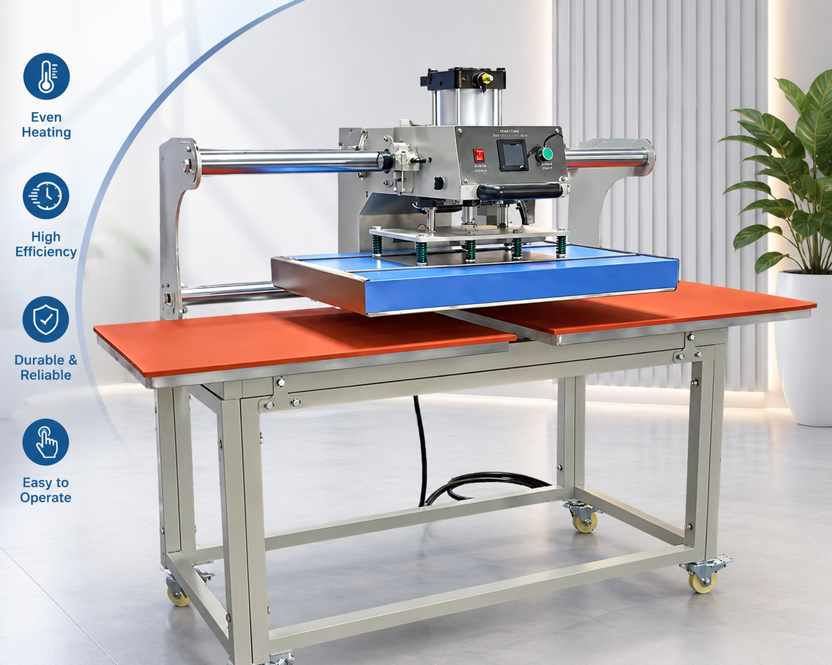Automatic Heat Press Machine 15x15 Inch